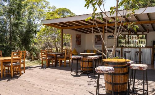 The Shedにあるレストランまたは飲食店
