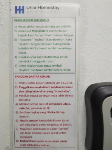 Fotografie z fotogalerie ubytování UNIE HOMESTAY v destinaci Wakaf Che Yeh