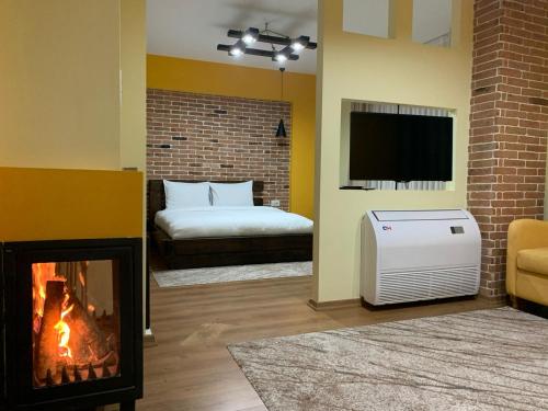 Posezení v ubytování Hotel Restorant Delisia