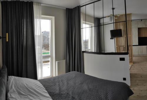Кровать или кровати в номере NEW apartment ViViTa