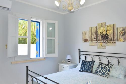 Giường trong phòng chung tại Casa Vacanze Enea