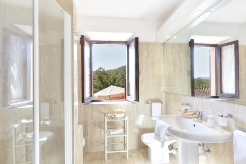 Koupelna v ubytování Resort Le Picchiaie