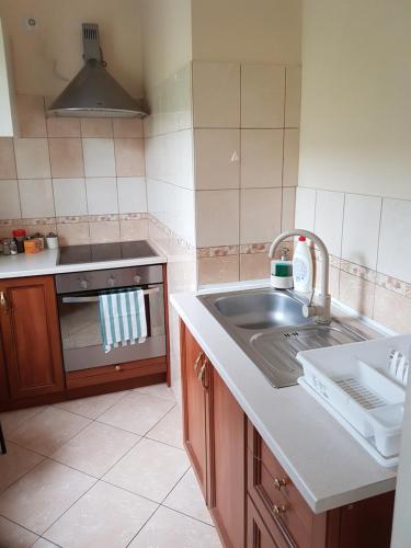 Kuchyňa alebo kuchynka v ubytovaní Apartament na Przymorzu