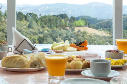 Các lựa chọn bữa sáng cho khách tại Flat da Babi, MODERNO, LUXUOSO, EQUIPADO e 600mb wifi