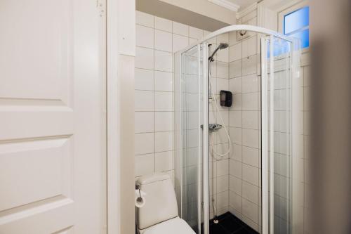 Koupelna v ubytování Villa Svolvær