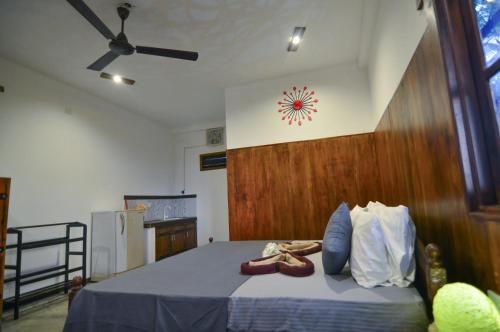 Postel nebo postele na pokoji v ubytování SUNSET Cabana