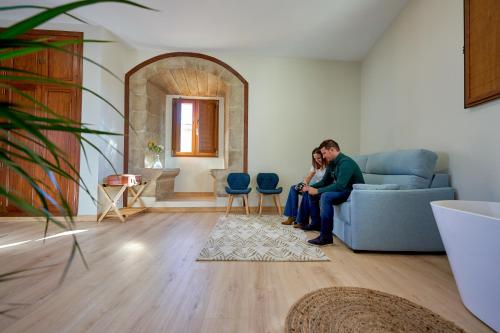 Χώρος καθιστικού στο Dùplex Casa de las Argollas Grand Suite Parking gratis
