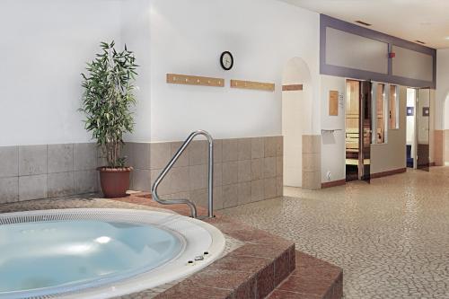Koupelna v ubytování Aktiv-Hotel Traube