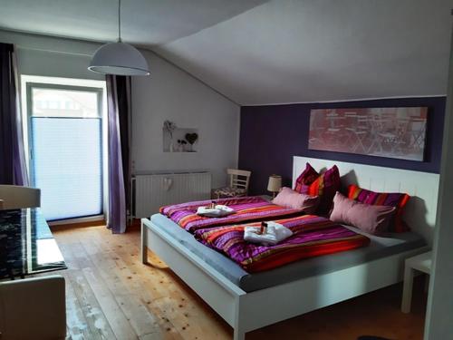 Llit o llits en una habitació de Florentiner Haus