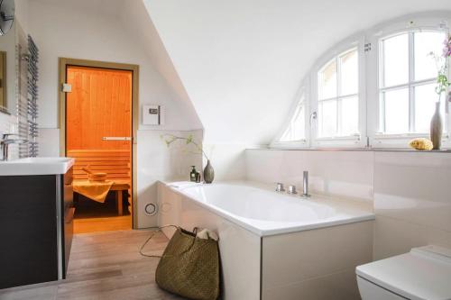 Ванная комната в Holiday house, Fuhlendorf