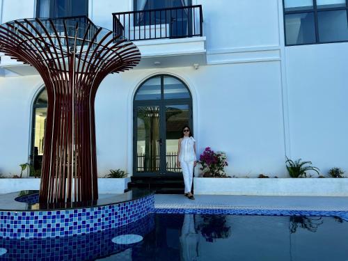 Πισίνα στο ή κοντά στο Dương Đông Hotel