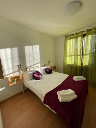 Giường trong phòng chung tại Mezzanetti