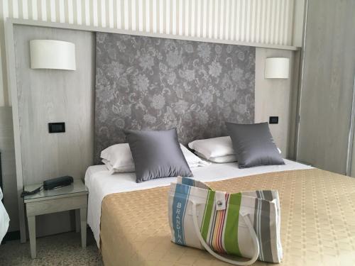 Cama o camas de una habitación en Hotel Fabius