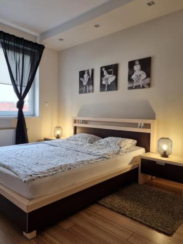 Postel nebo postele na pokoji v ubytování Apartament Exclusive