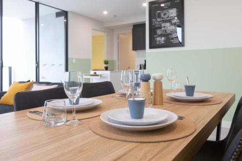 Posezení v ubytování KULA Apartments Parramatta