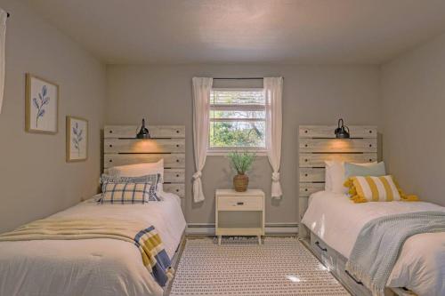 Llit o llits en una habitació de The Pathside Cottage