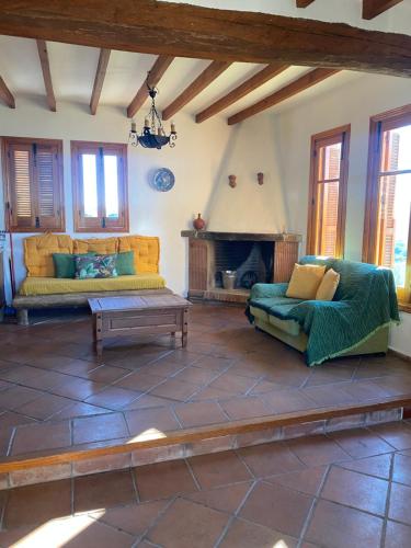 Posezení v ubytování Casa El Higueral