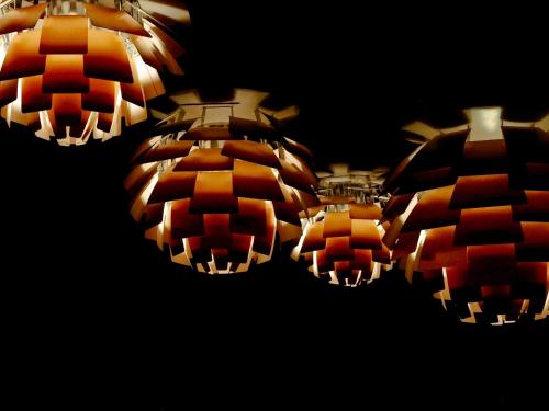 a close up of a lego chandelier at Gaustablikk Fjellresort in Gaustablikk
