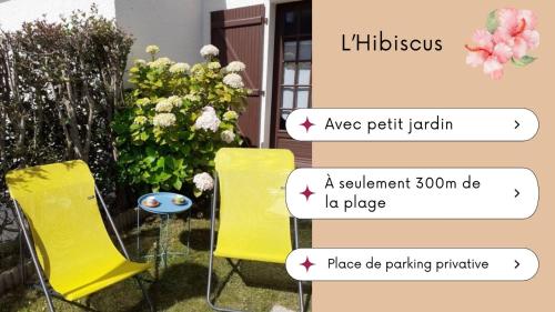 HIBISCUS - Duplex - confort & calme a proximite plage & commerces