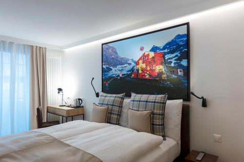 Postel nebo postele na pokoji v ubytování Fred Hotel Leonhardstrasse - Mobile Check-in