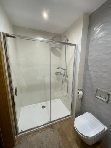 Koupelna v ubytování Apartament Kołobrzeg Kasprowicza