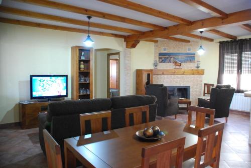 TV in/ali zabaviščno središče v nastanitvi Casa Rural Tablas de Daimiel