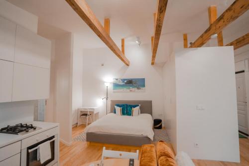 Dapur atau dapur kecil di Alpetri Apartments