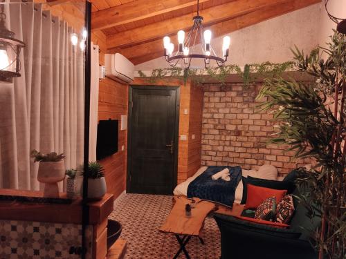 Ein Sitzbereich in der Unterkunft Cosy room
