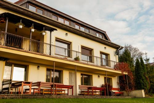 Balkón nebo terasa v ubytování Willa MM Kaszuby
