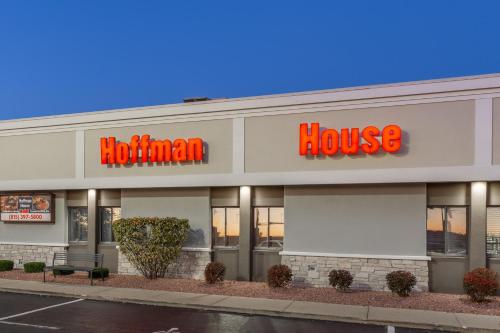 a hothman house sign on the side of a building at Holiday Inn Rockford by IHG in Rockford