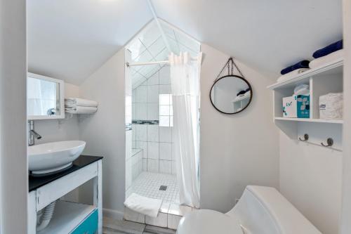 Koupelna v ubytování Wicker Guesthouse