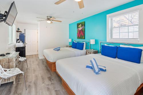 Postel nebo postele na pokoji v ubytování Wicker Guesthouse