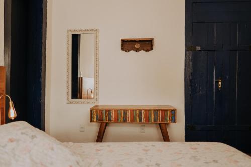 Katil atau katil-katil dalam bilik di Pousada Casa do Pilar