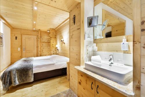 Koupelna v ubytování Hotel Schlehdorn