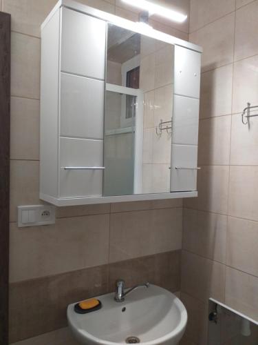Kúpeľňa v ubytovaní Turistický apartmánový domček Runina 11