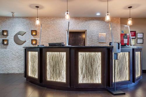a counter in a store with lights at Comfort Suites in Georgetown