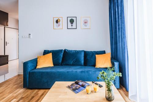 Ruang duduk di Emihouse Skyline Apartments