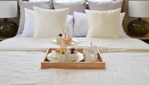 Letto o letti in una camera di Monte dos Poços