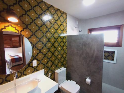 Koupelna v ubytování Casas Capulana