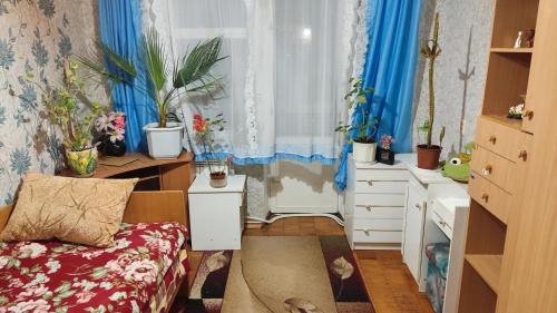 Ruang duduk di Аренда квартиры или комнат в квартире