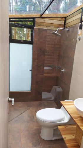 Koupelna v ubytování Latibule Glamping