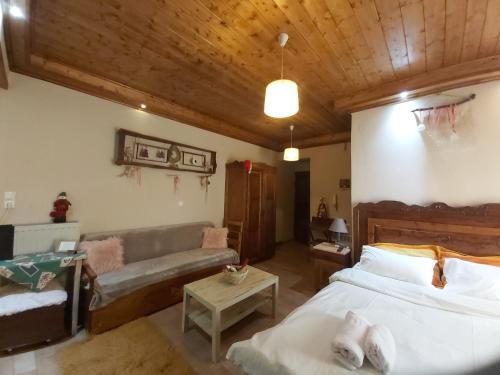 Katil atau katil-katil dalam bilik di Guesthouse Theodorou
