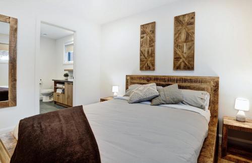 Ένα ή περισσότερα κρεβάτια σε δωμάτιο στο 116 Chemin des Ruisselets