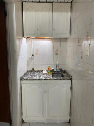 Kuchyň nebo kuchyňský kout v ubytování Portillo Apartments