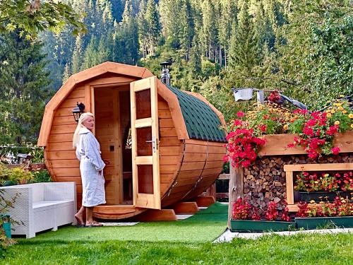 Κήπος έξω από το Casanova nelle Dolomiti