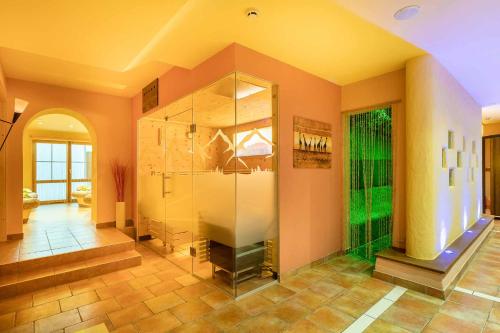 Koupelna v ubytování Aparthotel Hummerau