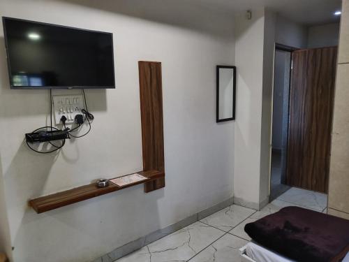 Koupelna v ubytování Hotel Milan