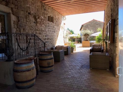 Αίθριο ή υπαίθριος χώρος στο La Bastide de Sanilhac