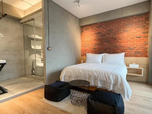 Koupelna v ubytování 鬧鐘關掉旅店 Alarm Off B&B