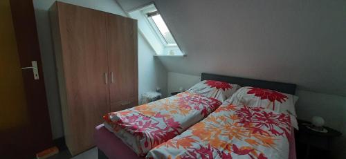 Een bed of bedden in een kamer bij Appartement Viersen